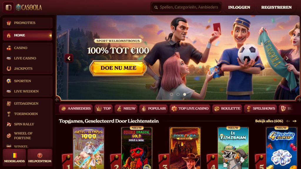 casoola zonder Cruks casino homepage